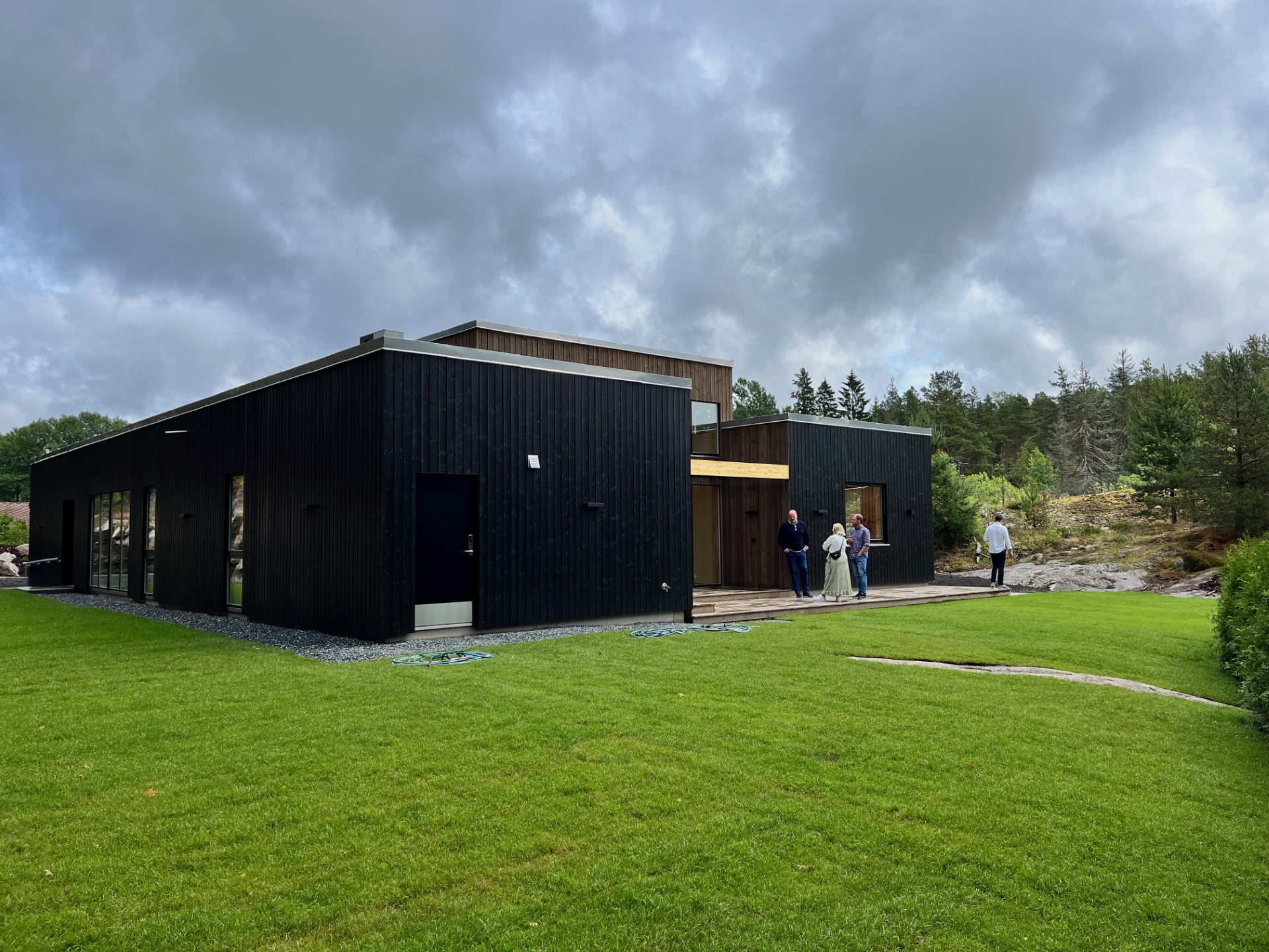 Bilde fra utsiden på den nye barnevernsinstitusjonen i Østfold