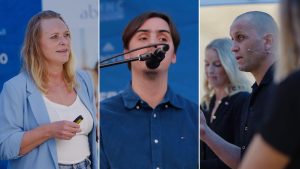Bildecollage fra våre arrangementer under Arendalsuka 2025